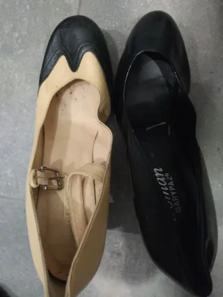 4 pares de Zapatos de tacón mujer talla 39