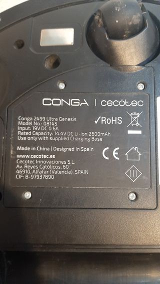 Robot Aspirador Conga 2499 Ultra