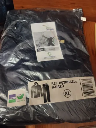 Chubasquero JUBA Iguazú XL Negro Nuevo