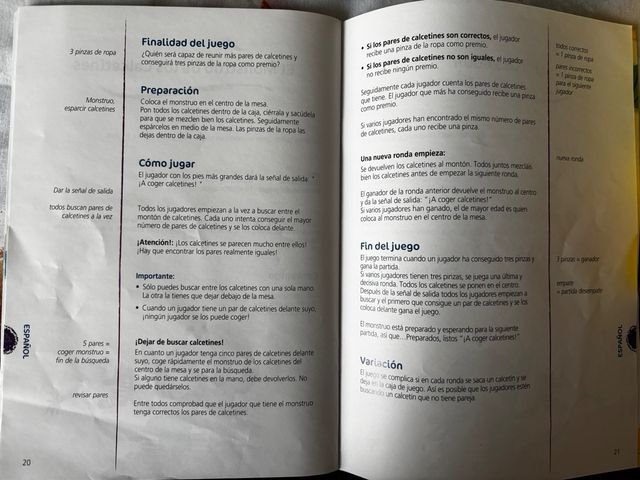 Juego HABA El Monstruo de los Calcetines