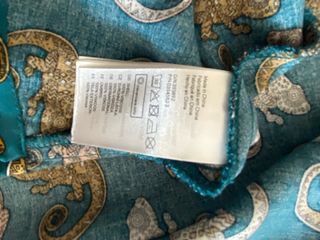 Abito fantasia verde petrolio