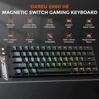 Teclado Gaming Compacto Magnético NUEVO