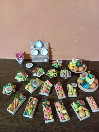 6 Miniature per presepe terracotta