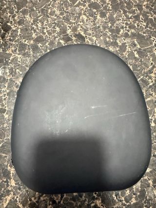 Auriculares diadema grises con funda