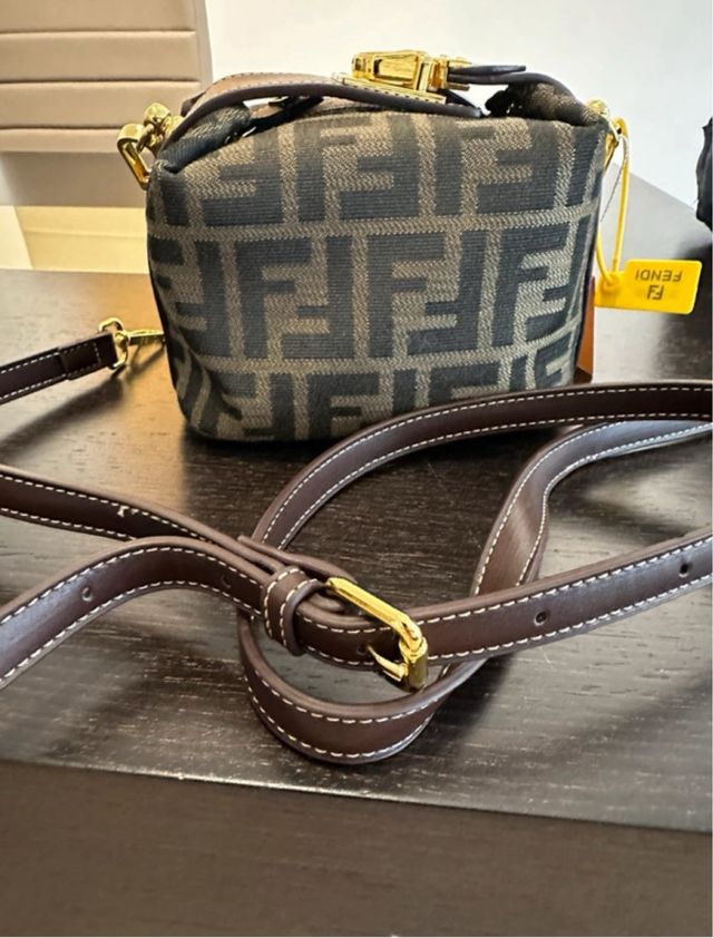 Borsa Fendi Marrone e Oro