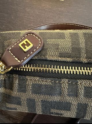 Borsa Fendi Marrone e Oro