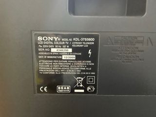 Sony Bravia KDL‑37S5600 37” FullHD LCD Buen estado