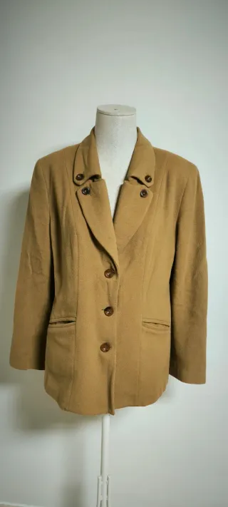 Americana D'Aquela Lana Talla 44 Beige