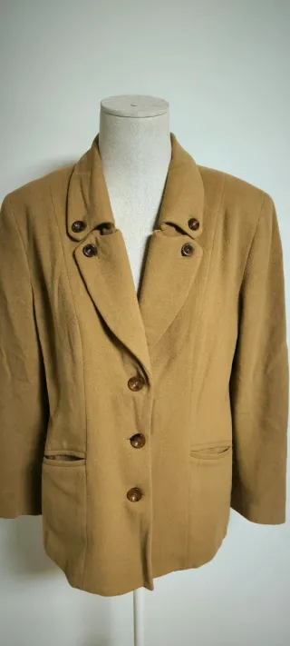 Americana D'Aquela Lana Talla 44 Beige