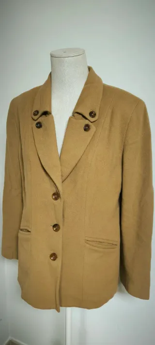 Americana D'Aquela Lana Talla 44 Beige