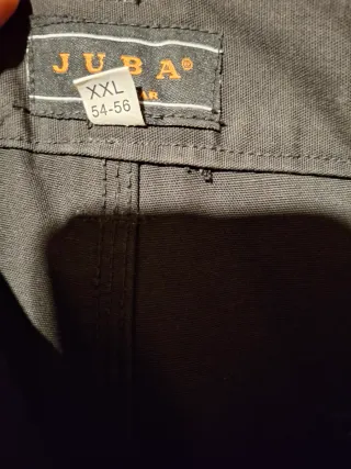 Pantalón de trabajo Juba negro y naranja