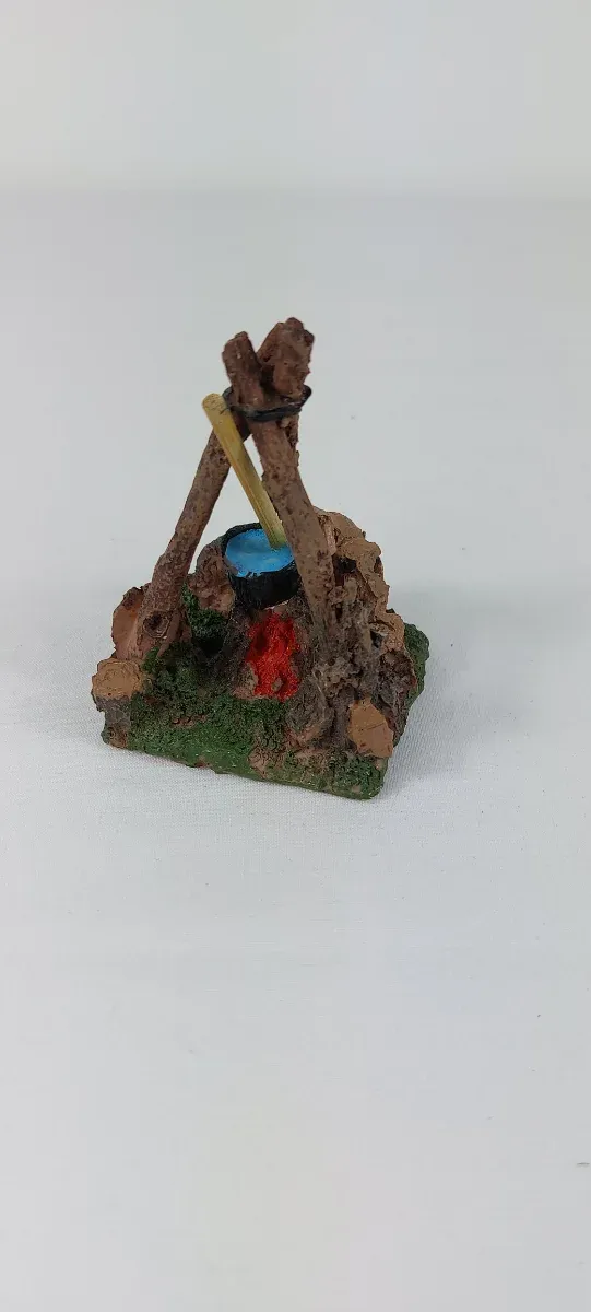 Hoguera fuego puente