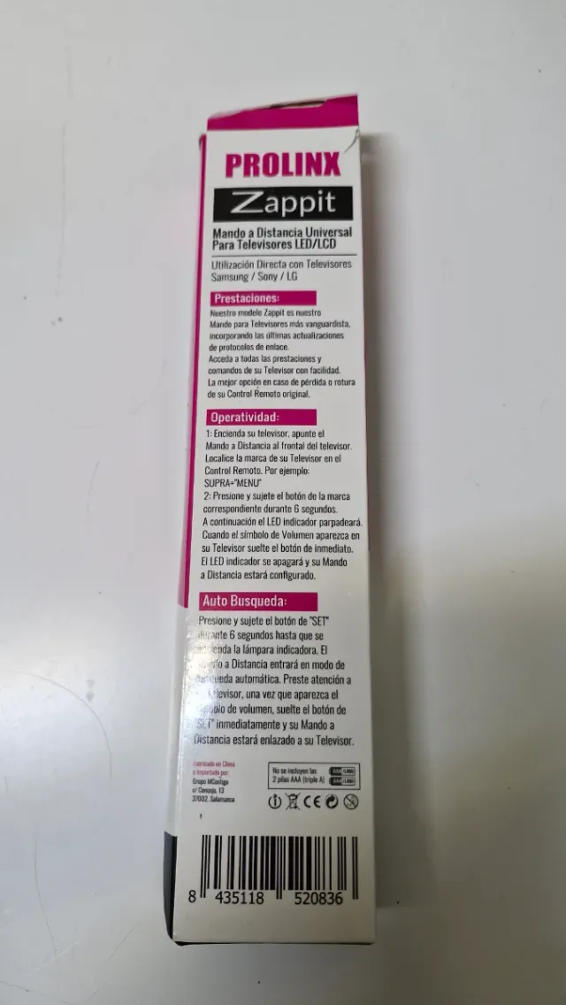 Mando a distancia universal Zappit
