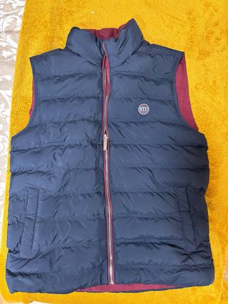 Chaleco acolchado reversible hombre