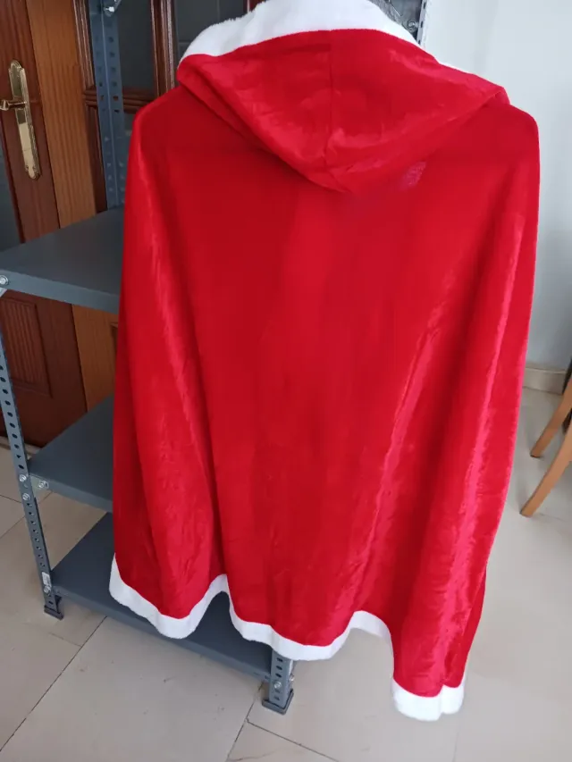 Capa Disfraz Mama Noel Talla Única