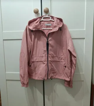 Chubasquero rosa talla M