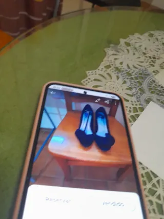 Zapatos de tacón negros talla 38