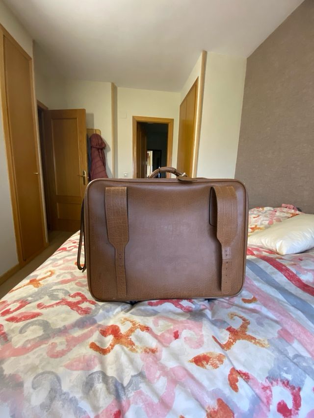 Maleta Vintage Grande Marrón