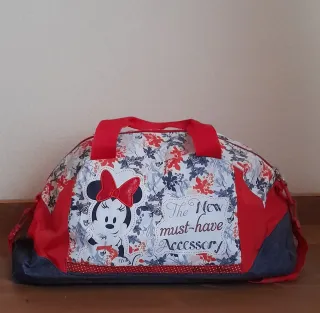 Bolso de viaje Minnie Mouse floral
