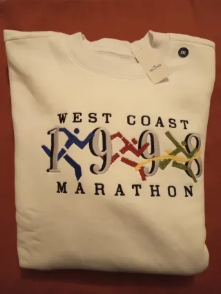 Sudadera Hollister West Coast Marathon XXL