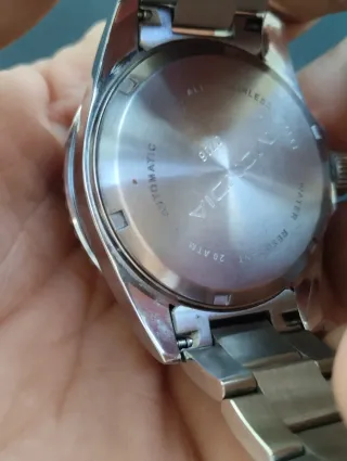 Reloj Mondia Automático Azul y Plateado