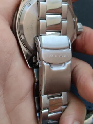 Reloj Mondia Automático Azul y Plateado