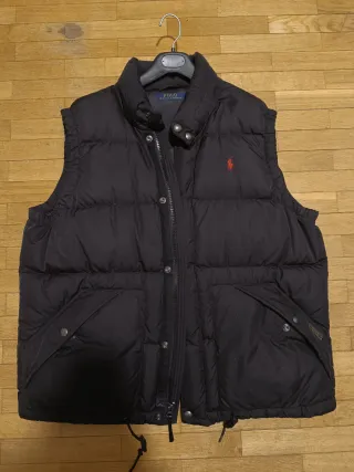 Chaleco Plumas Polo Ralph Lauren Negro