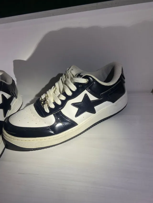 Zapatillas BAPE Bapesta Negras y Blancas