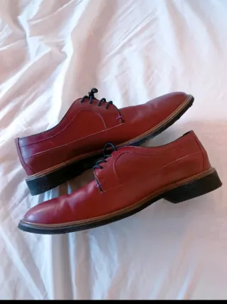 Zapatos de piel Ted Baker burdeos talla 41