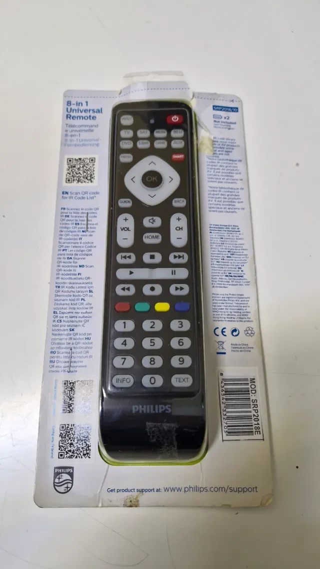 Mando a distancia universal Philips 8 en 1