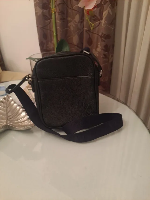 Borsa a tracolla in pelle da uomo