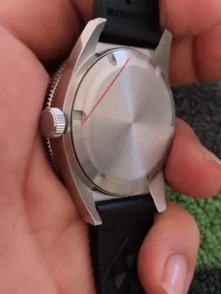 Reloj San Martin Automático Azul y Plateado