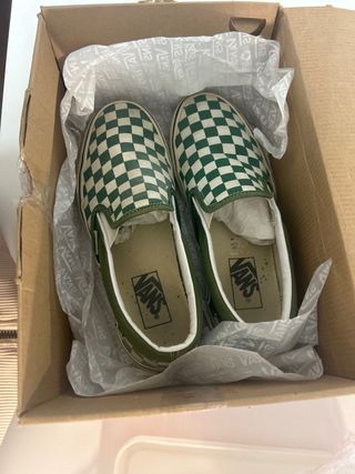 Vans Verdes Cuadros Talla 39