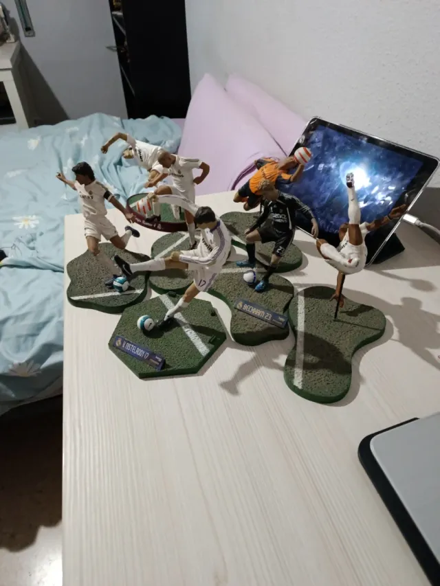 Lote 7 Figuras Jugadores Real Madrid