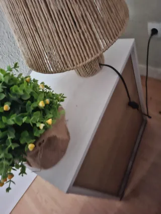 Mesitas de noche de madera ecológica Blanco/Nordic