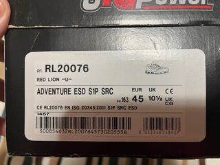 Zapatos de seguridad U-Power Marrón/Amarillo