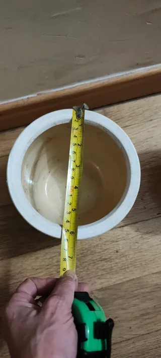 Vaso terracotta grezza Mentha Piperita.