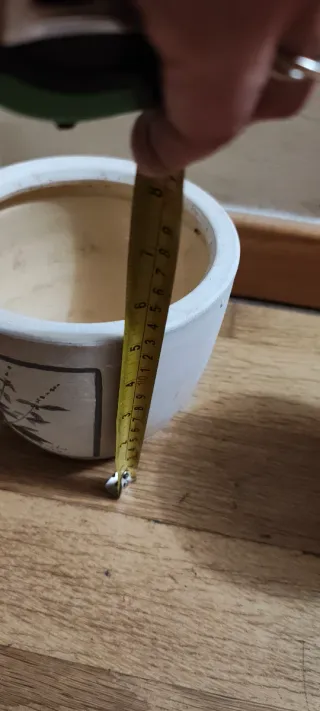 Vaso terracotta grezza Mentha Piperita.