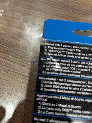 Juego de cartas DOS Segunda Edición