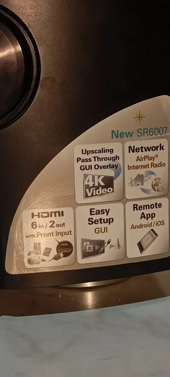 Amplificador Marantz SR6007 7.1 Negro