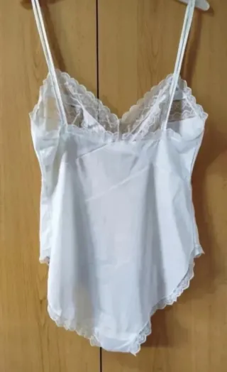 Body de encaje blanco