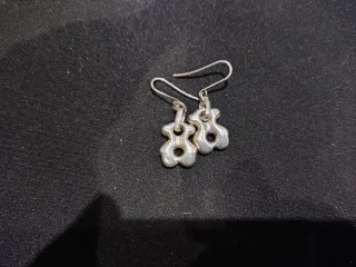 Pendientes Colgantes Oso Tous Plata
