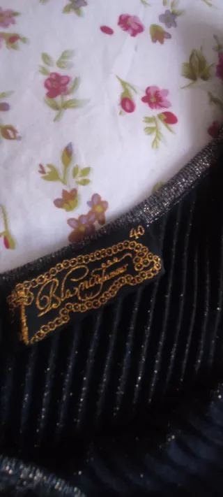 Blusa brillante tirantes