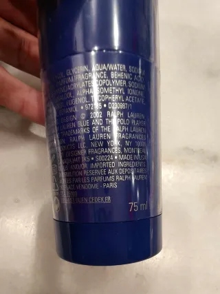 Desodorante Polo Ralph Lauren Blue Hombre