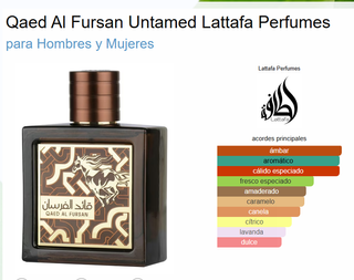 QAED AL FURSAN UNTAMED-LATTAFA-PERFUME ARABE
