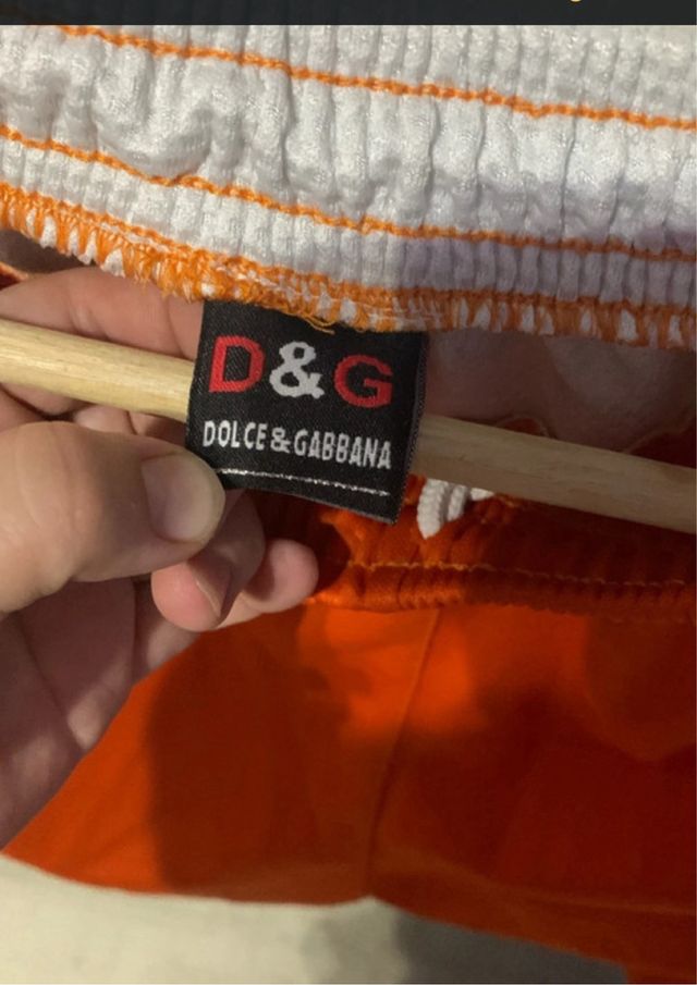 Dolce & Gabbana Chándal Corto Naranja