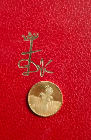 Moneda Oro Salvador Dalí