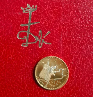 Moneda Oro Salvador Dalí