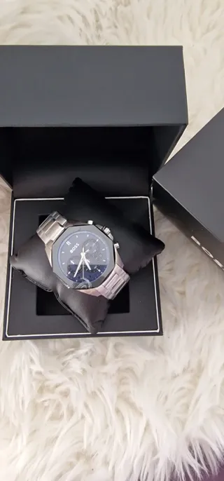 Reloj Boss Plata y Azul