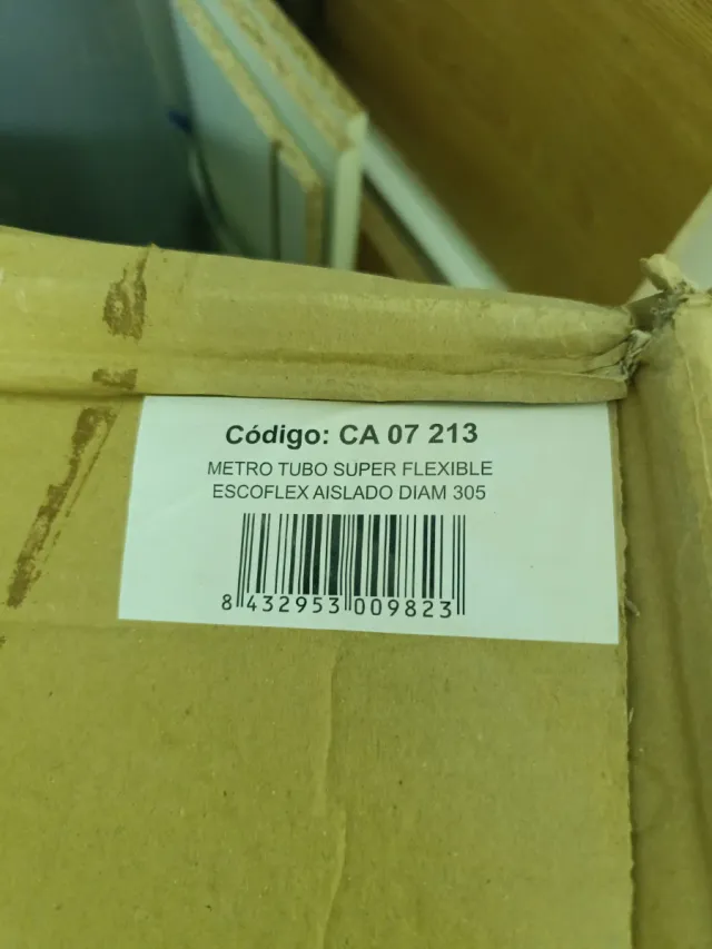 Tubo flexible escoflex metálico